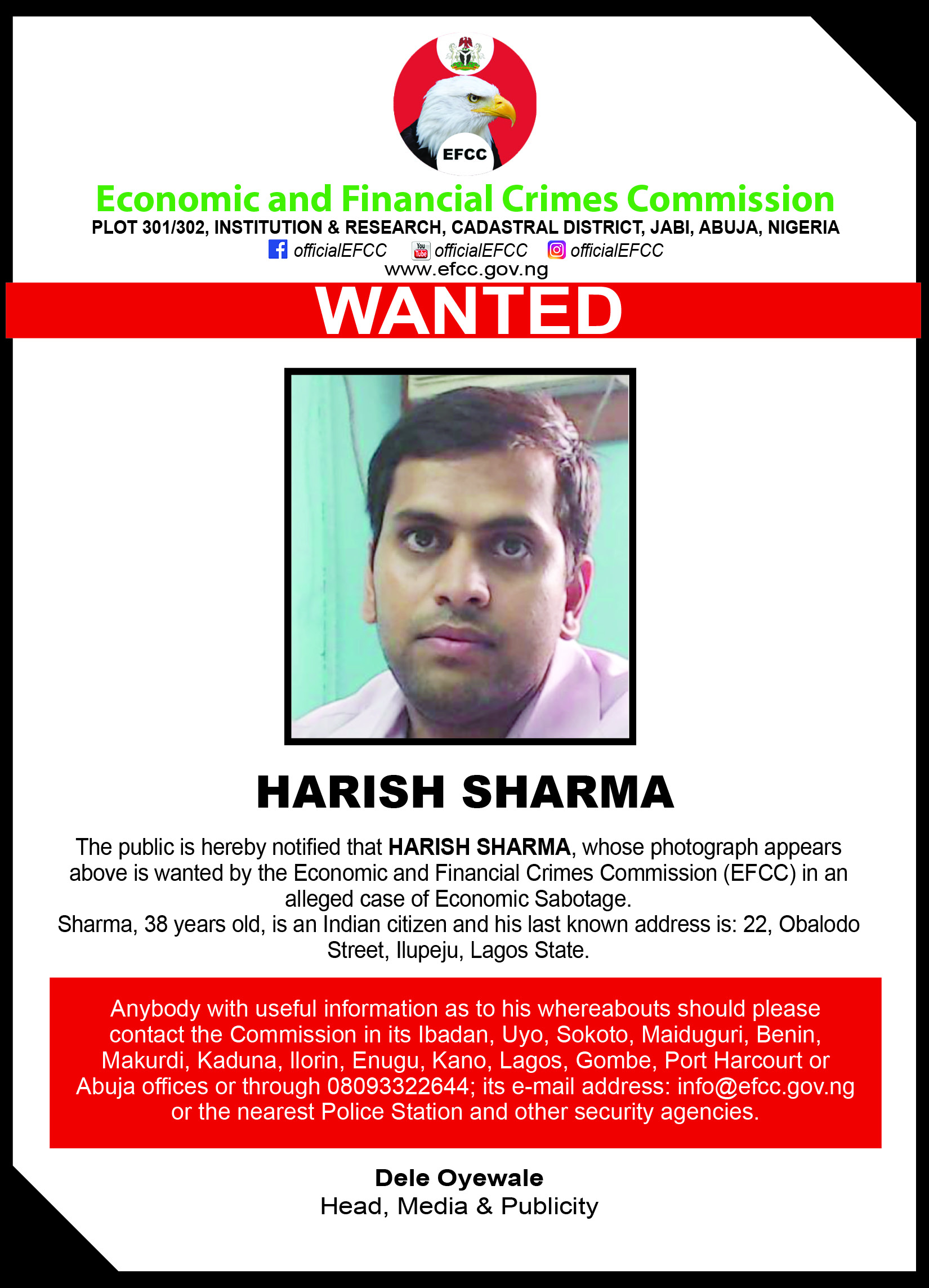 HARISH SHARMA