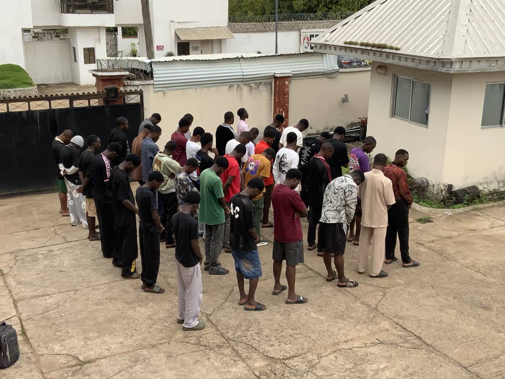 EFCC Arrests 37 Suspected Internet Fraudsters in Taraba State