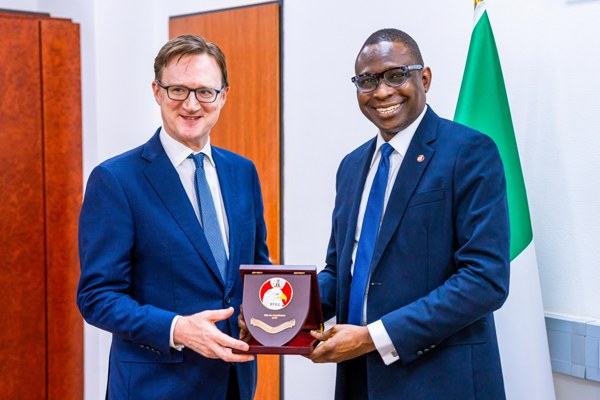 Photo News: British High Commissioner to Nigeria, Richard Montgomery Pays Courtesy Visit to EFCC at Corporate Headquarters