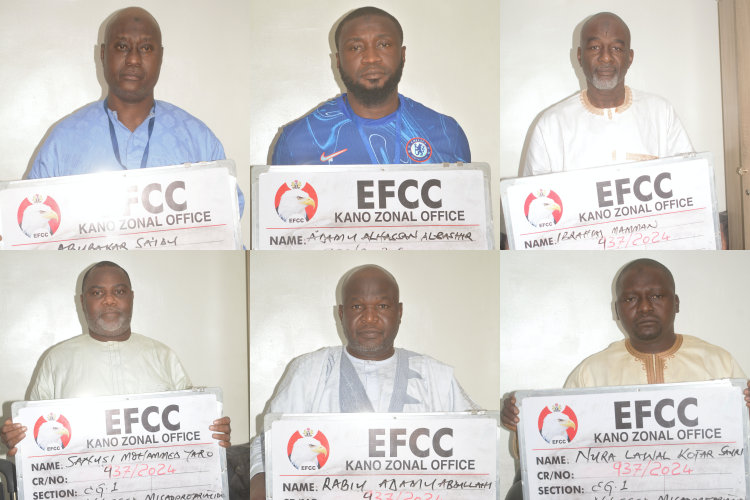 EFCC Arraigns Five Katsina Revenue Officials, Bank Staff for Alleged N1.2bn Fraud