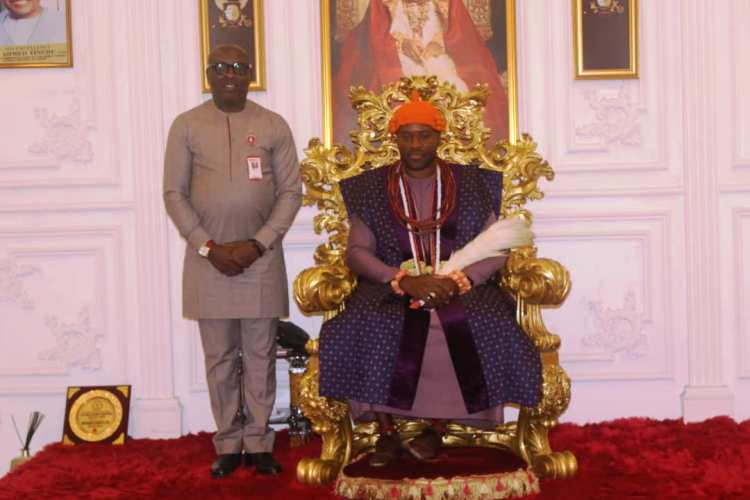 Photo News Ag. Zonal Director visit to Olu of Warri